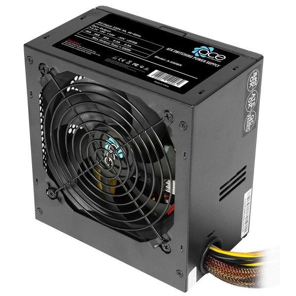 Ace MA-750BR 750W Black ATX PC Power Supply PSU